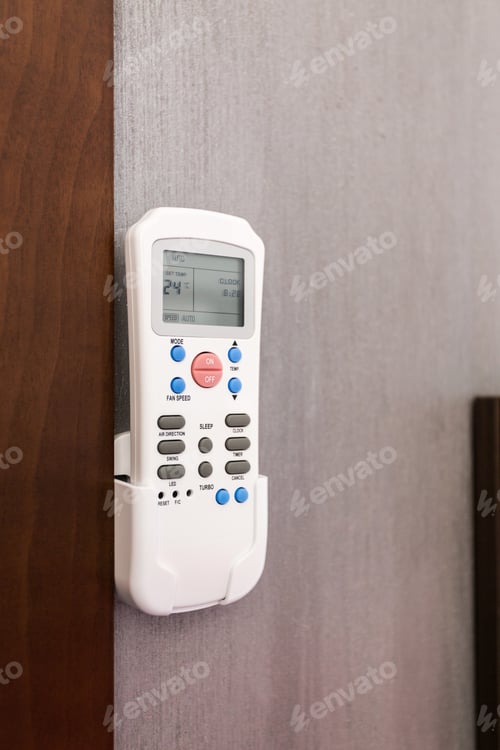 Preview: Air conditioning thermostat controller unit.
