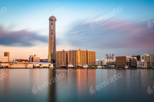 Preview: Shimonoseki, Japan Waterfront Skyline