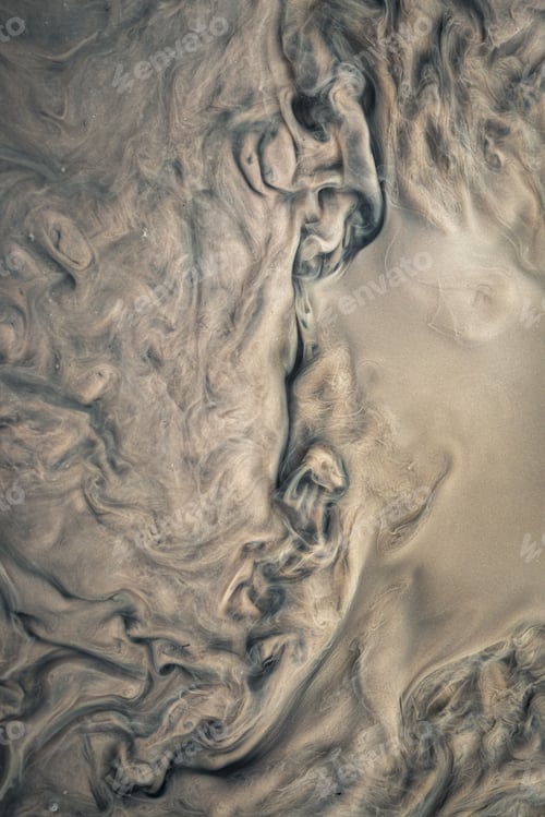 Preview: Background of abstractions formed by the flow of silt in a puddle