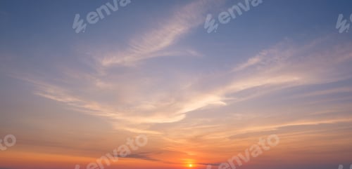 Preview: Sunset sky background