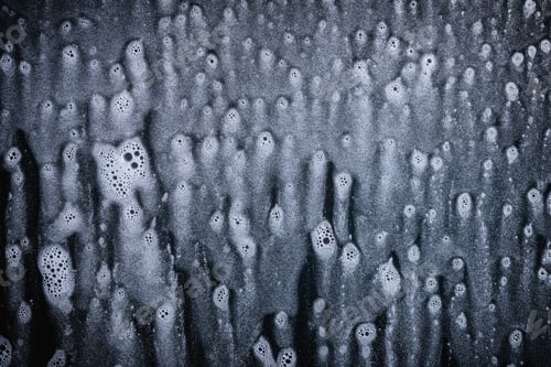 Preview: Shampoo Bubbles- Dish Soap. Drops- Liquid Foam. Fluid Aqua- Abstract Pattern Nature. Background