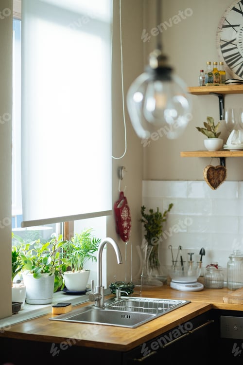 Preview: Rustic kitchen cooking area