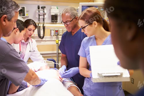 Preview: Medical Team Working On Patient In Emergency Room