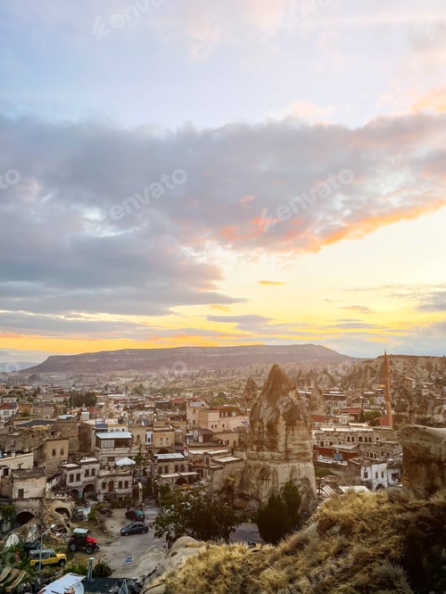Preview: Cappadocia underground city inside the rocks, the old city of stone pillars.
