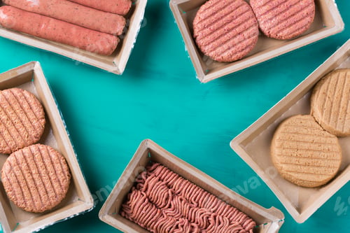 Preview: Variety of plant based meat, food to reduce carbon footprint