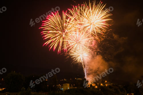 Preview: fireworks during a celebration