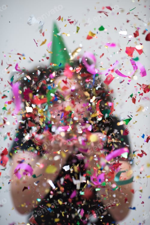Preview: confetti man on party