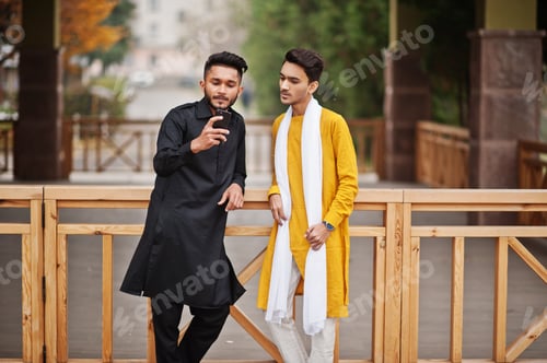 Preview: In indian traditional clothes