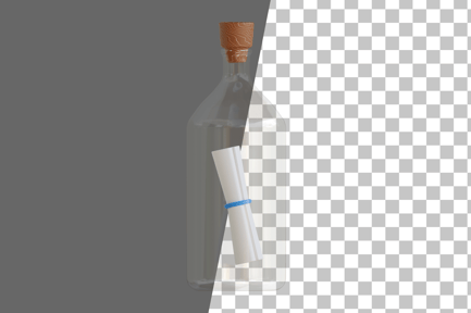 Preview: Message Bottle 3D Icon