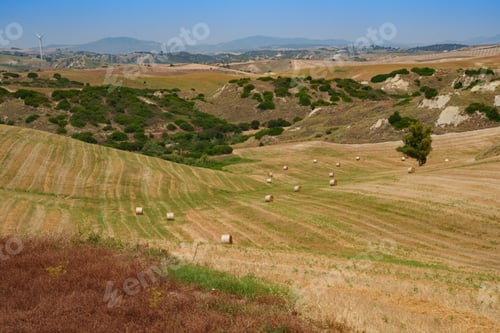 Preview: Country landscape near Aliano and Craco, Basilicata, Italy