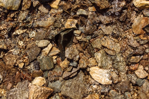 Preview: close-up of colorful beautiful small and large By the river stones wallpaper