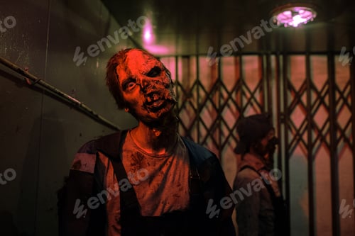 Preview: Zombie Man in Red Light
