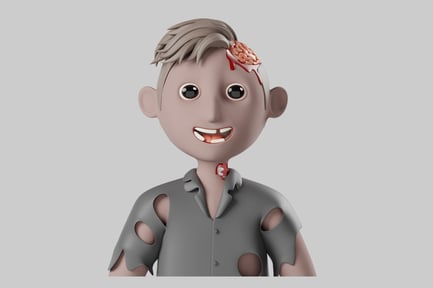Preview: Cartoon zombie boy
