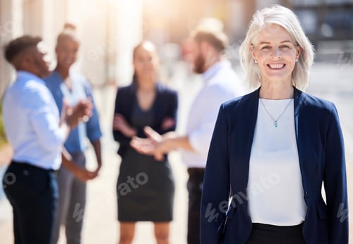 Preview: Every day is a new opportunity to start fresh. Shot of a mature businesswoman standing outside.