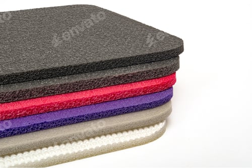 Preview: Polyethylene Material Multi Colour Shockproof Foam Closed up