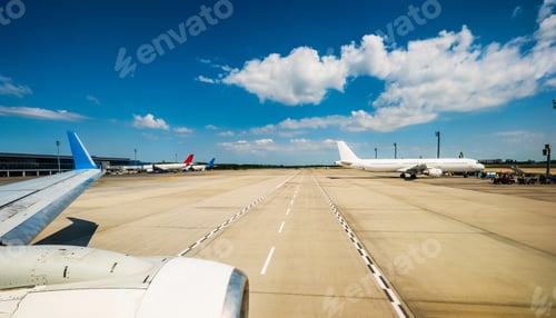 Preview: Aircraft parked at the airport