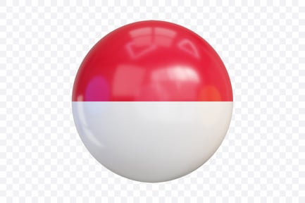 Preview: 3D Indonesia Flag