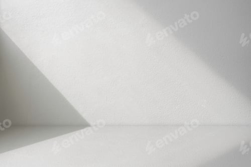 Preview: Background pattern design empty wall room studio Backdrop with window light overlay