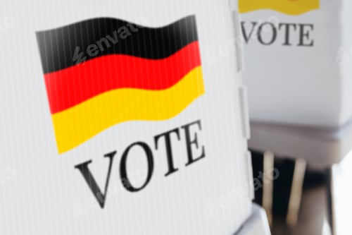 Preview: Germany democracy vote campaign sign