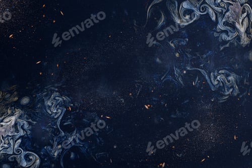 Preview: Navy blue smoky art abstract background