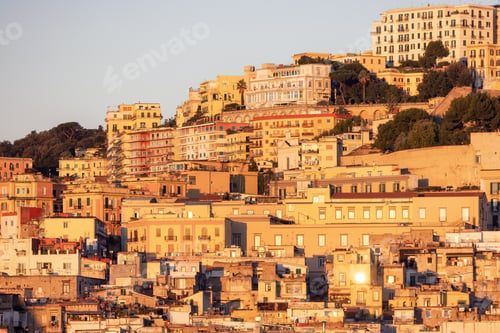 Preview: Residential Apartment Home Buildings in Historic Downtown City of Naples, Italy