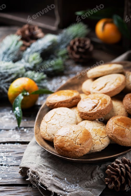 Preview: Homemade cookies for christmas dinner