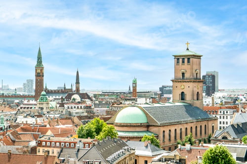 Preview: Sweeping views of Copenhagen's historic rooftops and Church of Our Lady