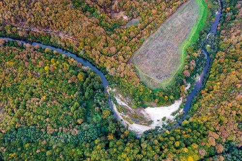 Preview: river across mountain