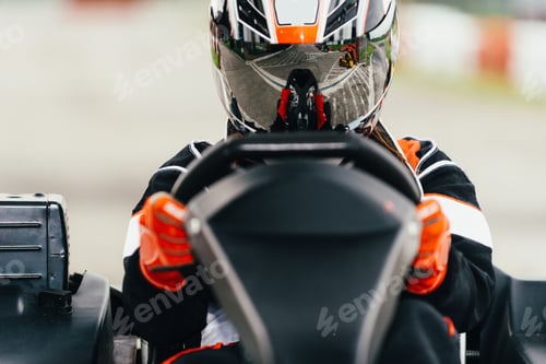 Preview: Woman driving go-cart