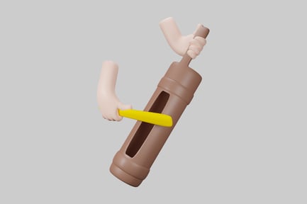 Preview: Party Popper with Hands