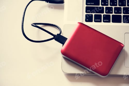 Preview: External Hard disk drive connect to laptop