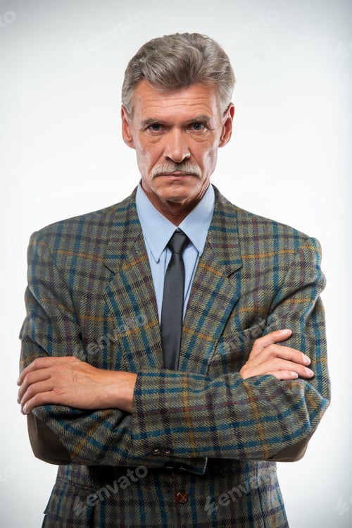 Preview: Serious Man with Arms Crossed.