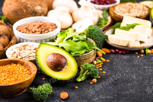 Preview: Vegan keto products. Ketogenic plant-based food