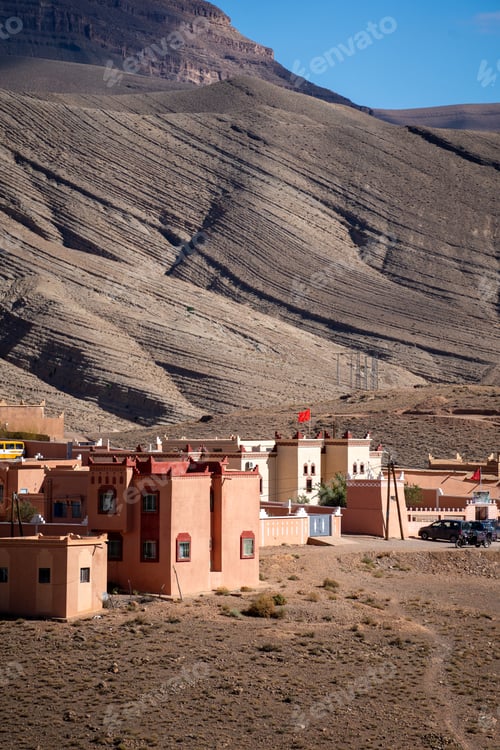 Preview: Nature, rocks, houses and mountains in Dades Gorge Morocco