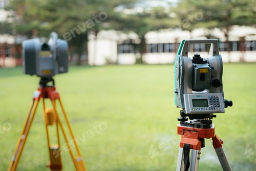 Preview: Close shot of a ground-level detector camera with a blurred background