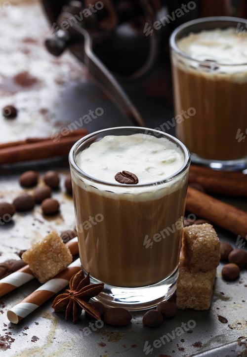 Preview: Ice coffee with cream