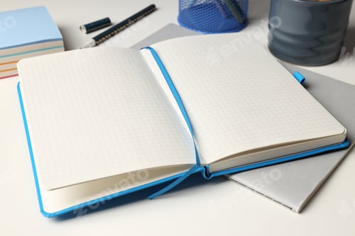 Preview: Concept of stationary or office accessories, close up