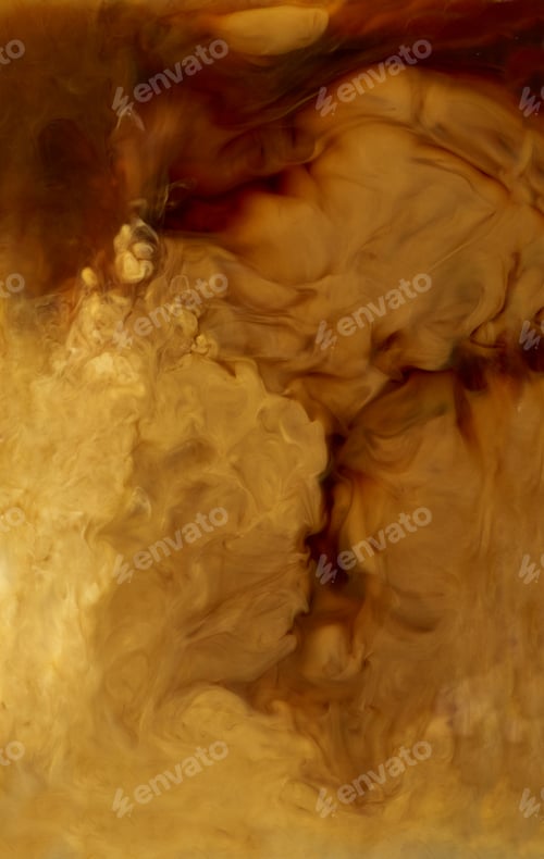 Preview: drink milk closeup brown cup beverage cafe coffee white cappuccino background caffeine latte