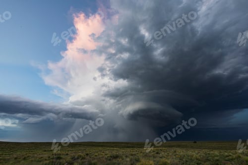 Preview: Back side of a Supercell weather event at the End of the Day