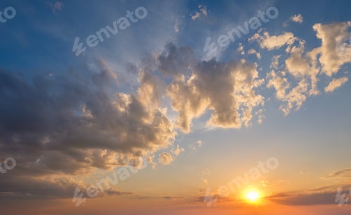 Preview: Sunset sky background