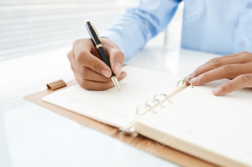 Preview: Notes in personal organizer