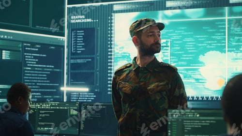 Preview: Armed forces cyber security team conducting top secret investigations