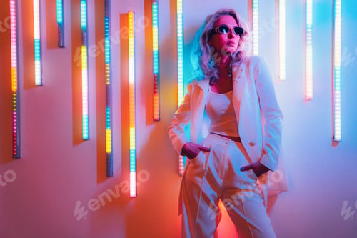 Preview: Blond woman in studio