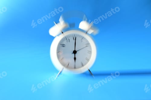 Preview: Alarm clock ringing at 6 a.m. in the morning. Time to get up and get going! Dynamic movement