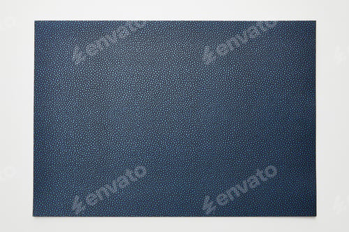 Preview: top view of empty dotted blue paper on white background