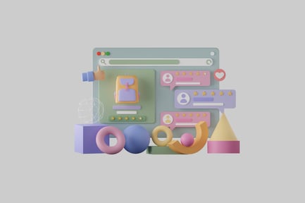 Preview: Online shopping feedback interface asset