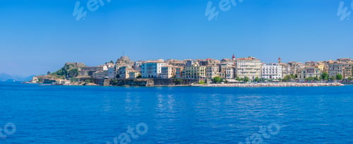 Preview: Hellenic temple and old castle at Corfu