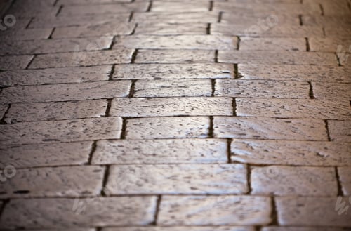 Preview: Cobblestone Pavement Close Up Background