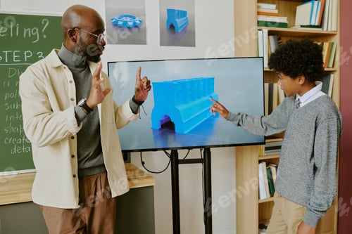 Preview: Guiding Student in 3D Modeling Instruction Session