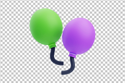 Preview: Balloons 3D Icon